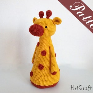 Crochet giraffe doorstopper, pattern giraffe amigurumi, door stop, door stopper, crochet doorstop, crochet pattern door stopper housewarming image 3