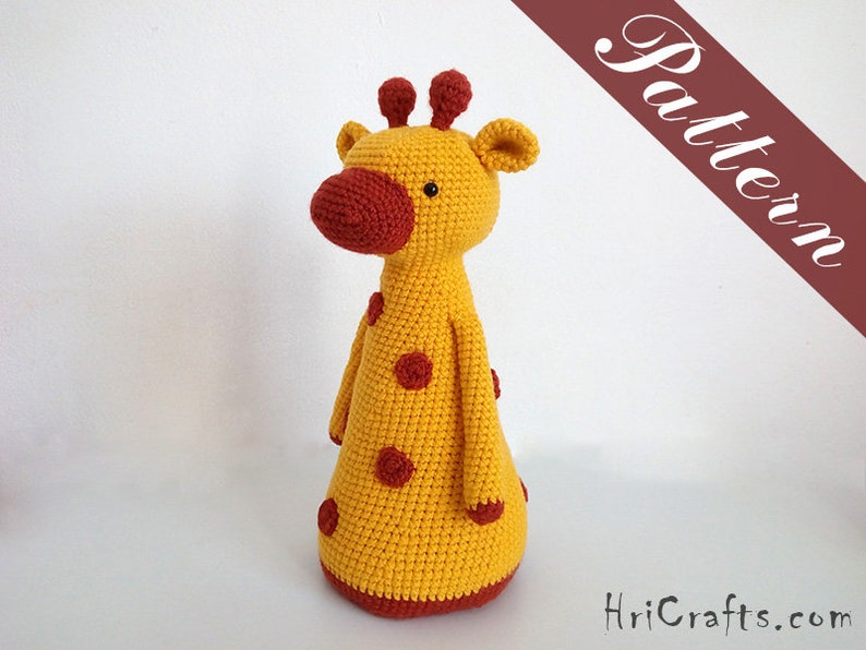 Crochet giraffe doorstopper, pattern giraffe amigurumi, door stop, door stopper, crochet doorstop, crochet pattern door stopper housewarming image 3