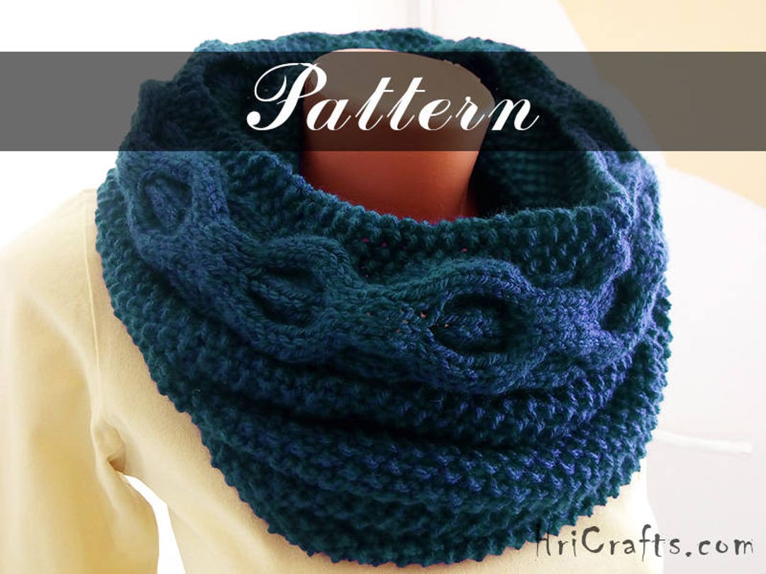 infinity shawl knit pattern