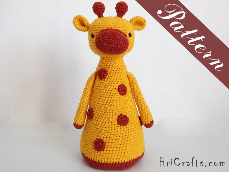 Crochet giraffe doorstopper, pattern giraffe amigurumi, door stop, door stopper, crochet doorstop, crochet pattern door stopper housewarming image 2