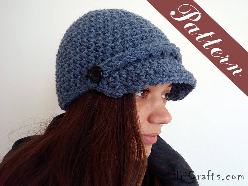 Women's Newsboy Hat Pattern Crochet 