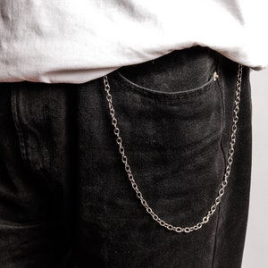 Männer Schlüsselanhänger Klassisch Geldbörse Kette für Hose Schlüsselanhänger Zartes Minimalistisches Design Kleines Geschenk für Sie und Ihn