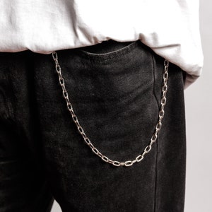 Men Wallet Chain for Pants Key Chain Simple and Minimalistic Design - Small | Gift for Him or Her