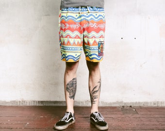 vintage summer swim trunks