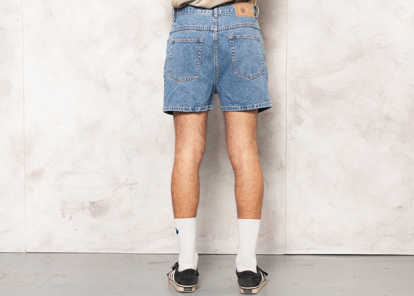 Vintage 90s Denim Shorts . 1990s Men Jean Shorts Vintage Etsy