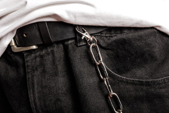 Thick Wallet Chain for Pants Key Chain Chunky Eboy Egirl Chain Minimalistic Design Large Gift for Him or Her Etsy