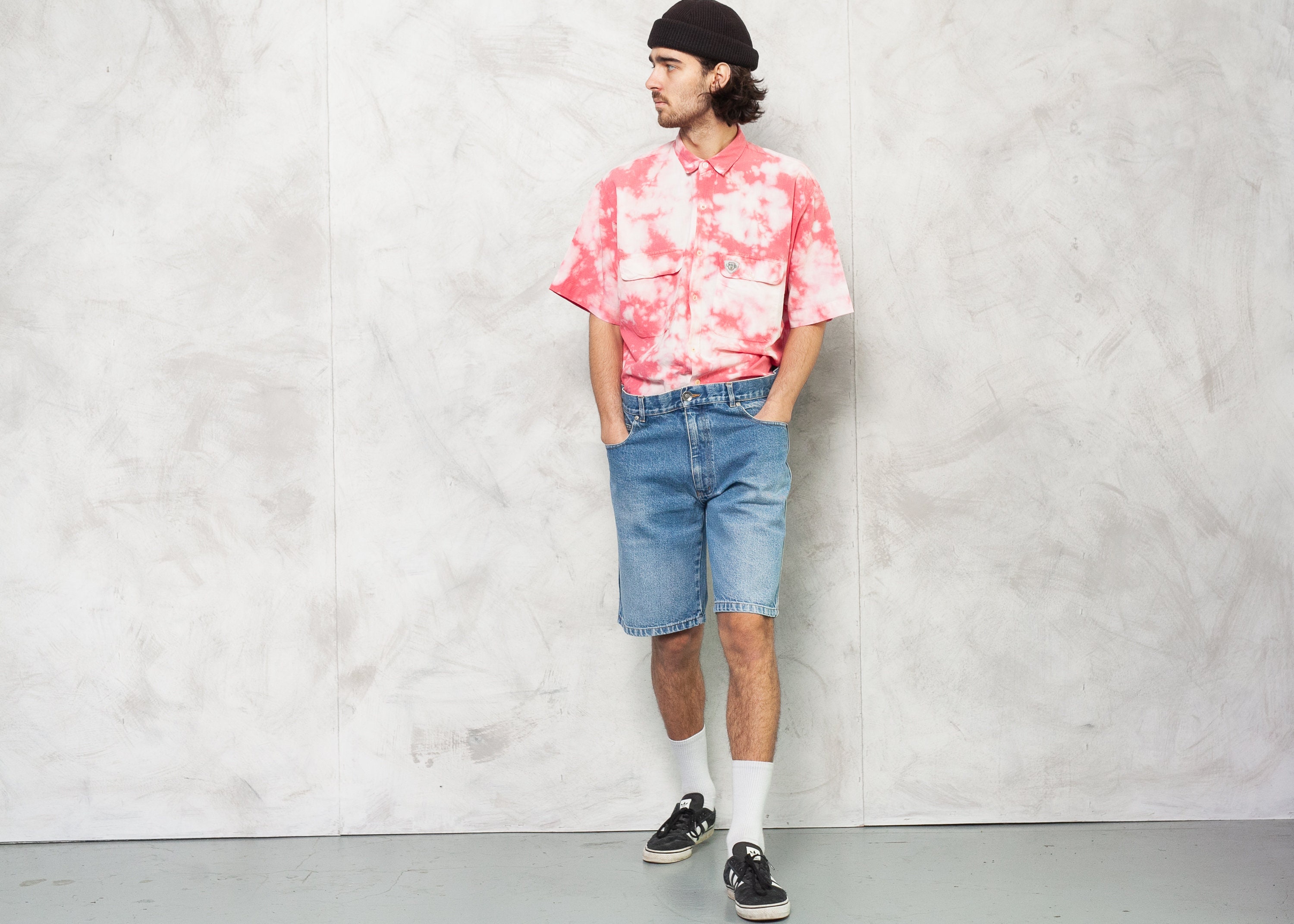 90s Denim Shorts . Vintage 1990s Men 
