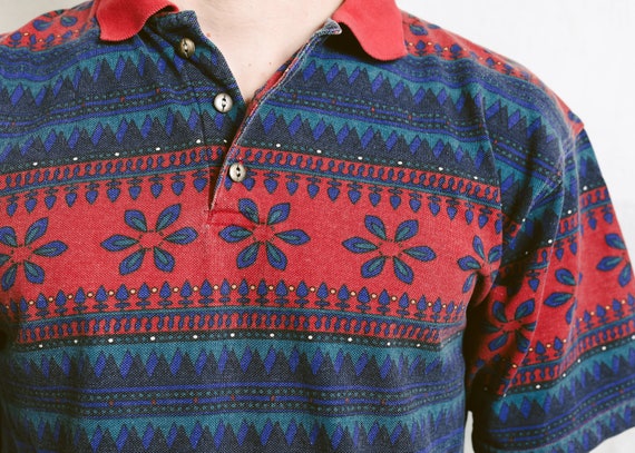 aztec polo shirt