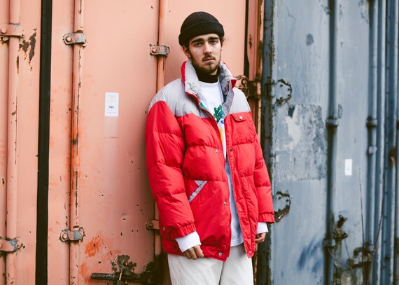 Men's Down Puffer Jacket . Men Winter 