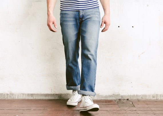 monatlich Gemacht aus Diktieren old school jeans mens Verletzen Lineal ...