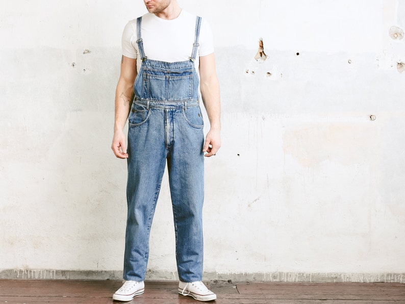 90's jean overalls
