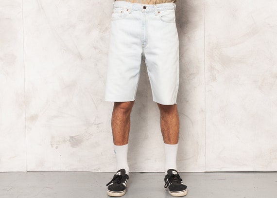 Vintage Levis 520 04 Shorts . Vintage 90s Cut off Light Wash - Etsy Denmark