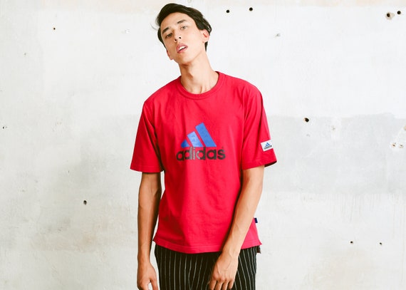 vintage adidas t shirt mens