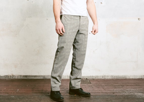 tapered wool trousers