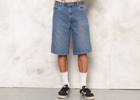 Vintage 90s Jean Shorts . 1990s Men 