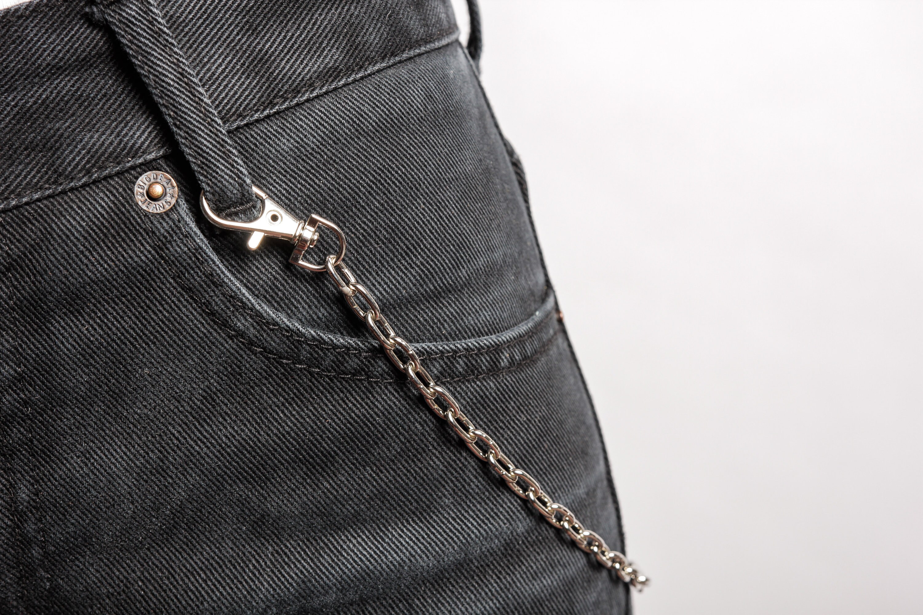 Wallet Chain for Pants Key Chain Simple and Minimalistic | Etsy