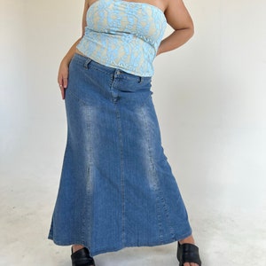 Plus Size Jean Skirt Etsy Australia