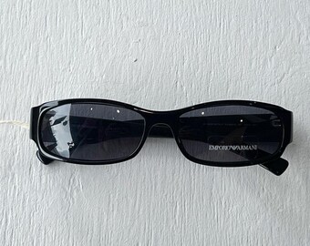 Classic Black 90s Vintage Rectangular Dead Stock Emporio