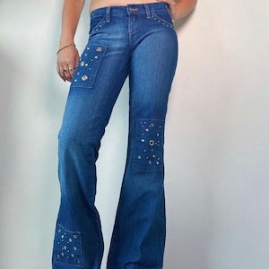 Y2K bedazzled jeans