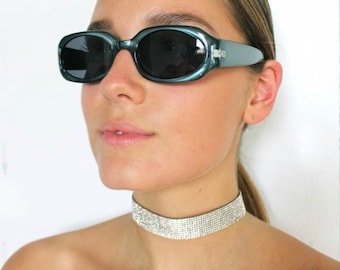 Deadstock Vintage Metallic Smoke Sunglasses