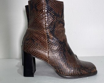 Snake Boots | Etsy