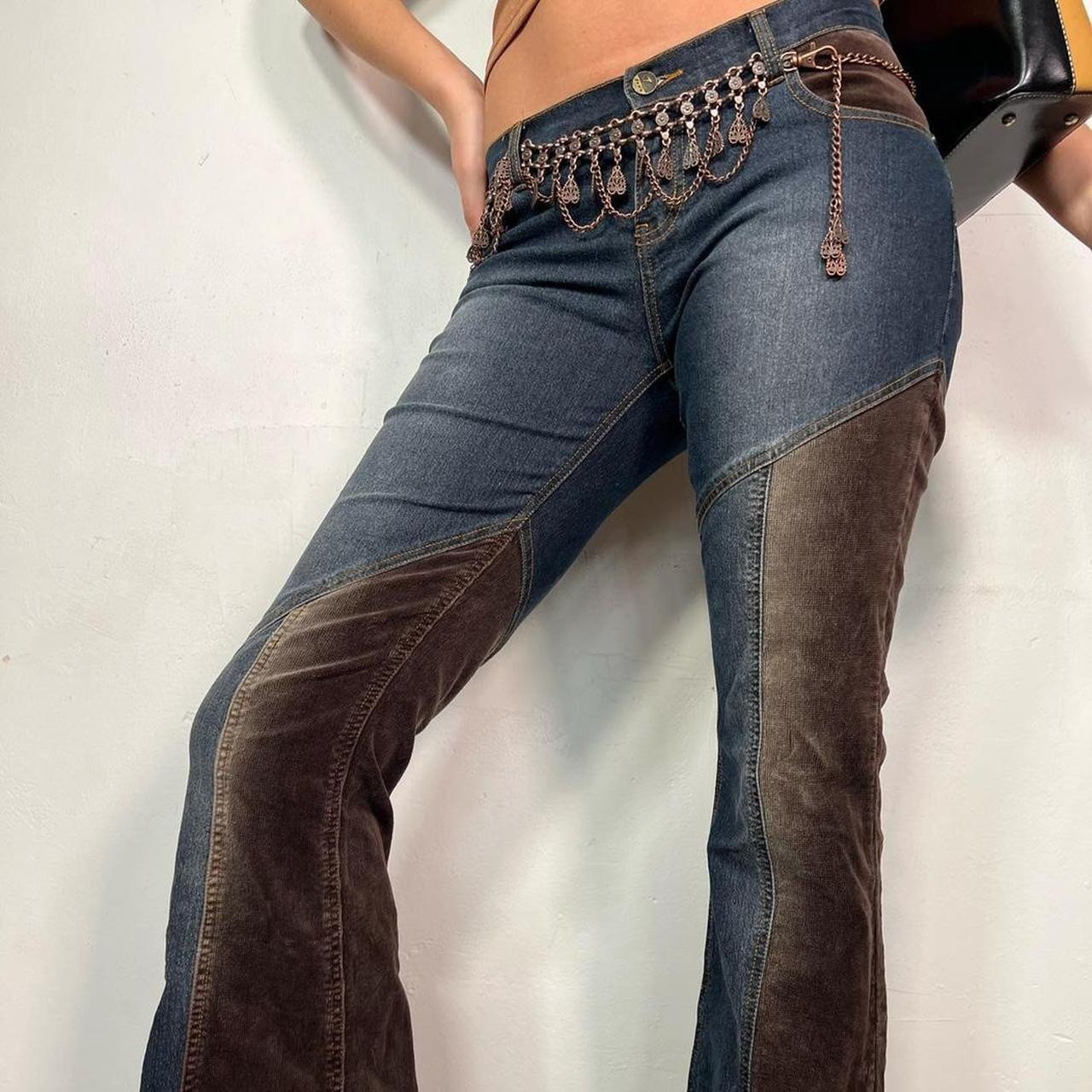 Y2K Low Rise Jeans Lucky Brand Jeans Bell Bottom Boot Cut Trendy