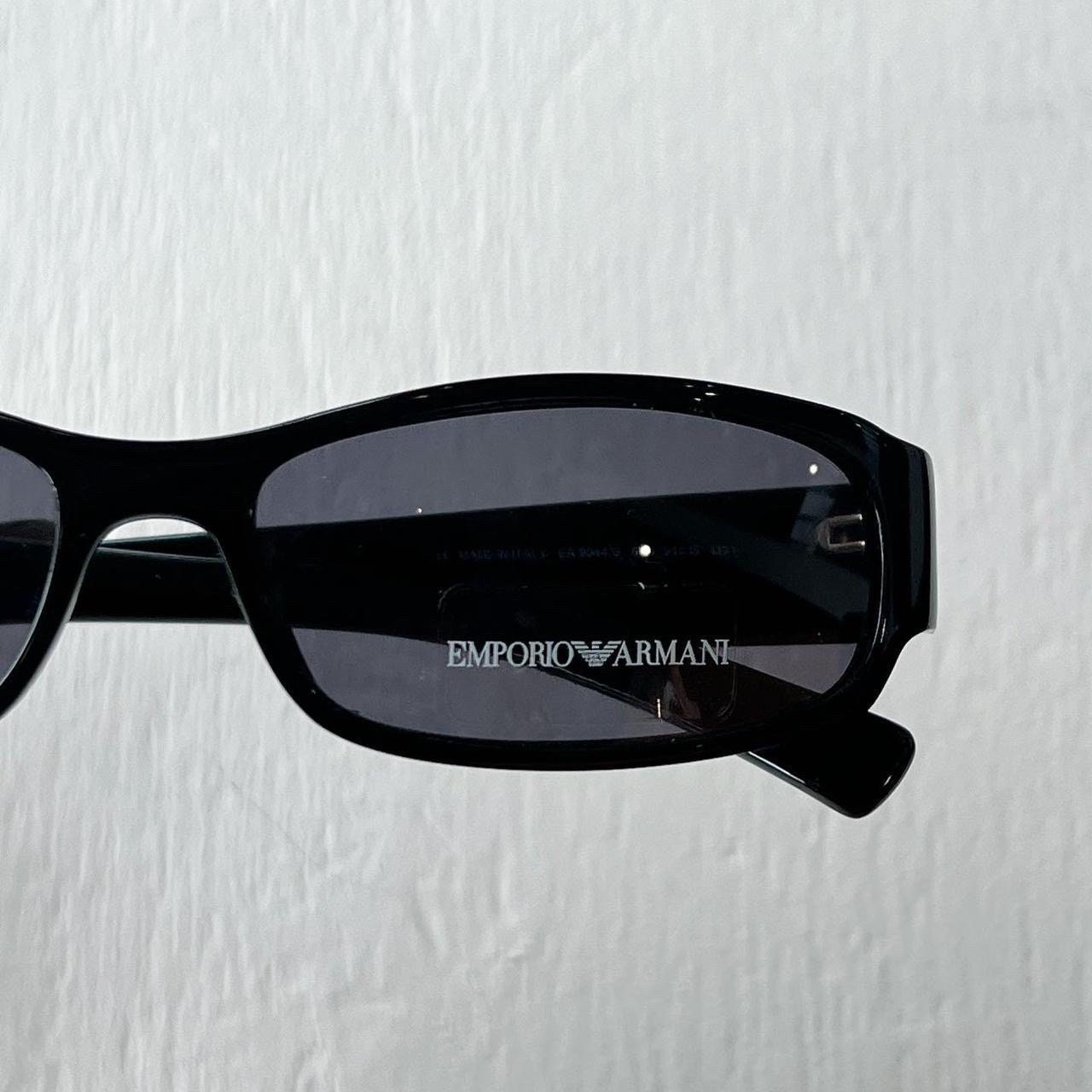 Classic Black 90s Vintage Rectangular Dead Stock Emporio Armani - Etsy