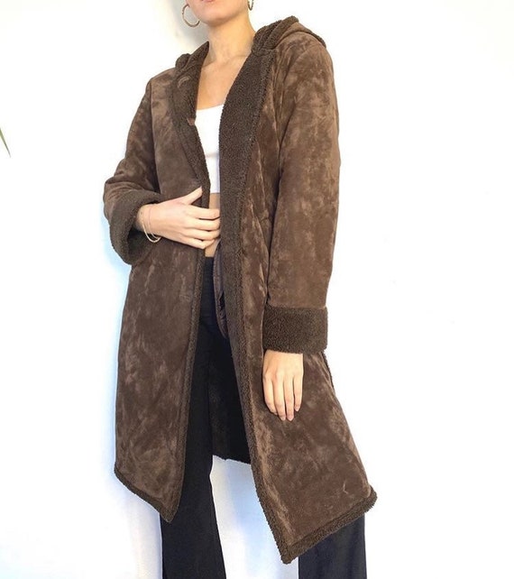 Suedette coat shop