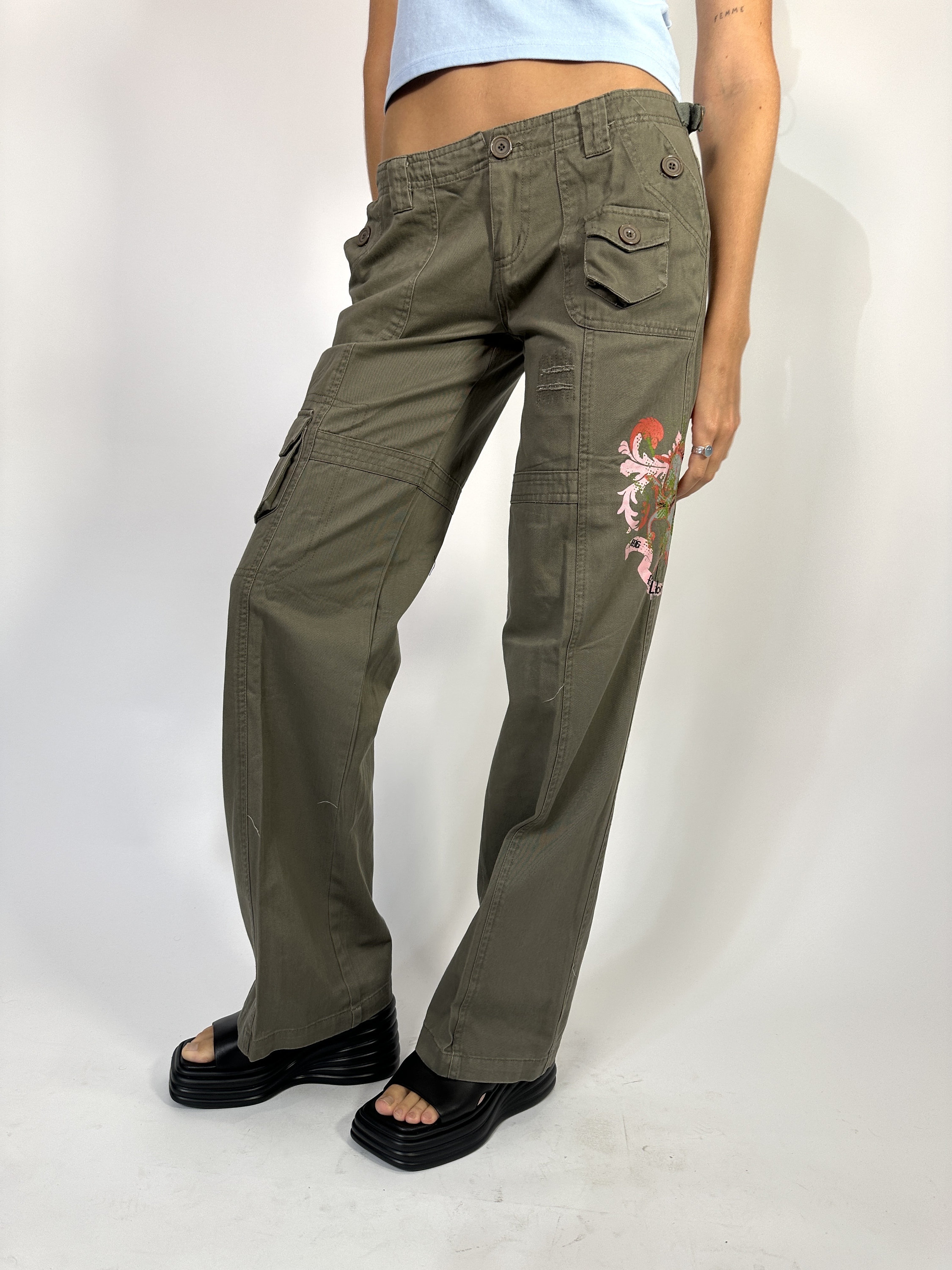 EDWIN Gimmick Cargo Pants Y2K Goa Lgb size M 00s archive
