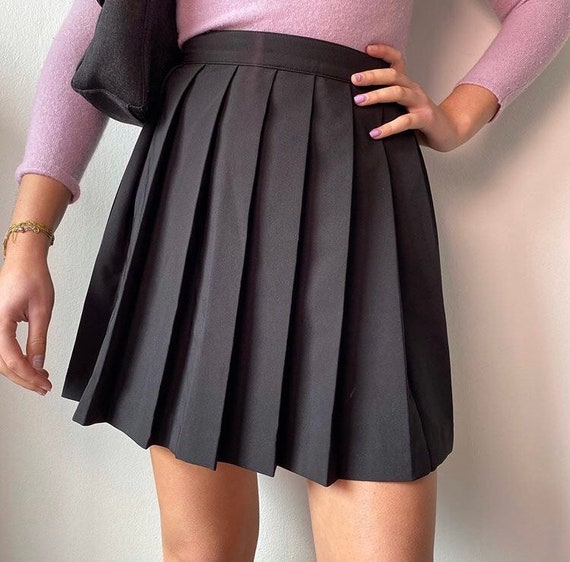 Black tennis skirt