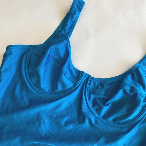 Bright Blue OG 90s Underwire full piece Swimsuit … - image 3