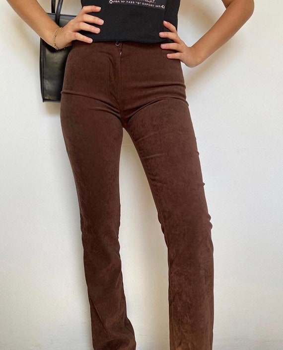 Chocolate brown suede like pants!