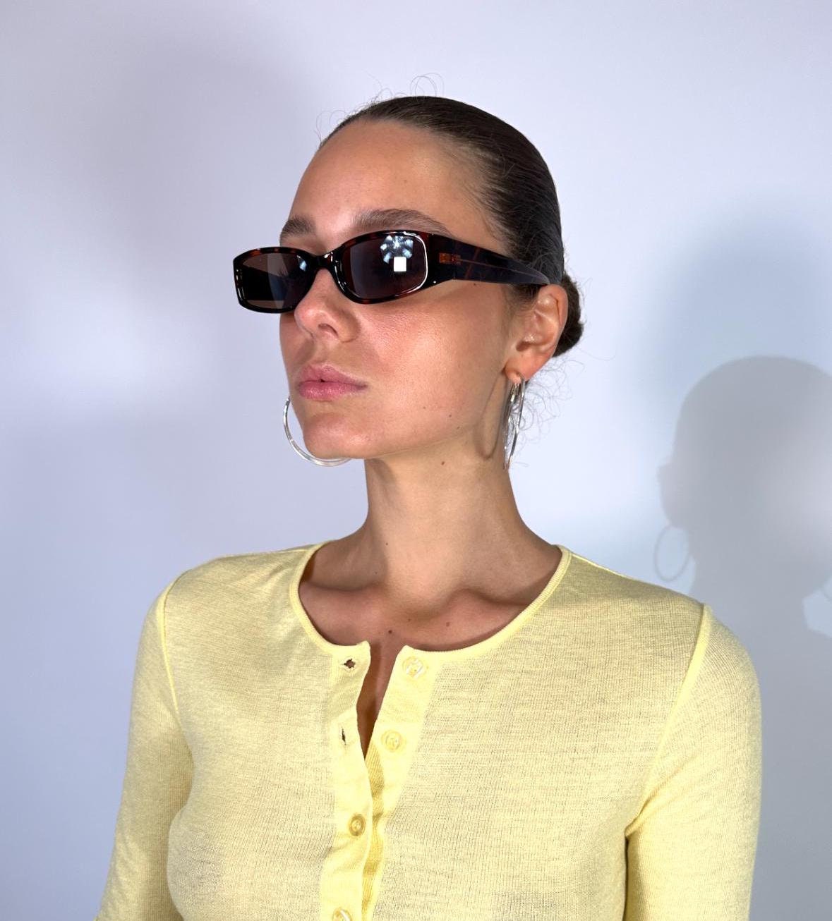 Stunning & Chic Transparent Tortoise Shell 90s Vintage Dead  display picture 3