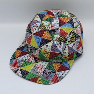 Cotton 5 Panel Hat, 5 Panel Cap, Five Panel, Five Panel Hat, Five Panel Cap, Baseball Hat, Baseball Cap, Hat, Cap, Quilted, Colorful