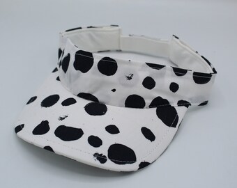 Cotton Visor, Visor Hat, Sun Visor, Sun Hat, Golf Hat, Sports Visor, Tennis Hat, Tennis Visor, Golf Visor, Visor Headband, Spots, Dots