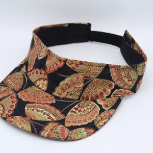 Baumwollvisier, Visor Hut, Sonnen Visor, Sonnenhut, Golf Hut, Sport Visor, Tennis Hut, Tennis Visor, Golf Visor, Visor Stirnband, Schmetterling, Gold