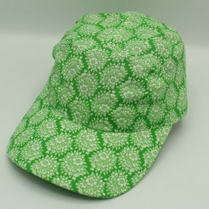 Baumwolle 5 Panel Mütze, 5 Panel Cap, Fünf Panel Mütze, Fünf Panel Mütze, Baseball Mütze, Hut, Mütze, floral, Vintage, Retro