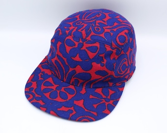 Vintage 5 Panel Hat, 5 Panel Cap, Five Panel, Five Panel Hat, Five Panel Cap, Czapka Baseballowa, Czapka Baseballowa, Czapka, Czapka, Płótno, Groovy, Retro