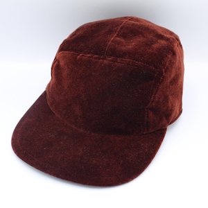 Upholstery 5 Panel Hat, 5 Panel Cap, Five Panel, Five Panel Hat, Five Panel Cap, Baseball Hat, Baseball Cap, Hat, Cap, Brown, Velveteen