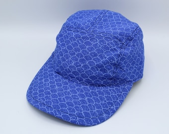 Cotton 5 Panel Hat, 5 Panel Cap, Five Panel, Five Panel Hat, Five Panel Cap, Baseball Hat, Baseball Cap, Hat, Cap, Blue, Fence, Chainlink