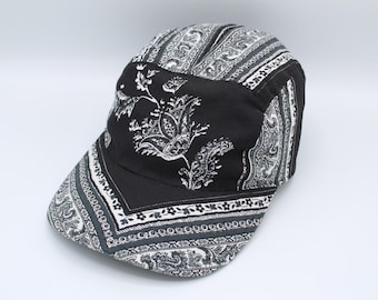 Czapka bawełniana 5-panelowa, Czapka 5-panelowa, Pięć paneli, Czapka pięciopanelowa, Czapka z 5 panelami, Czapka baseballowa, Czapka baseballowa, Czapka, Czapka, Nadruk bandany