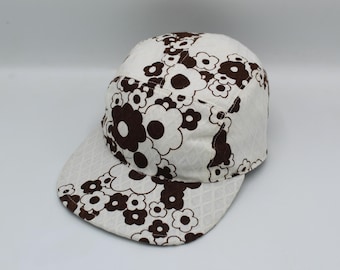 Canvas 5 Panel Hat, 5 Panel Cap, Five Panel, Five Panel Hat, Five Panel Cap, Baseball Hat, Baseball Cap, Hat, Cap, Vintage, Floral