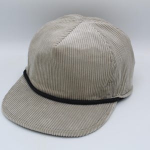 Corduroy Trucker Hat, Snapback Hat, Rope Trucker Hat, Rope Hat, Baseball Hat, Baseball Cap, Snapback, Trucker Cap, Dad Hat, Cap, Grey, Gray
