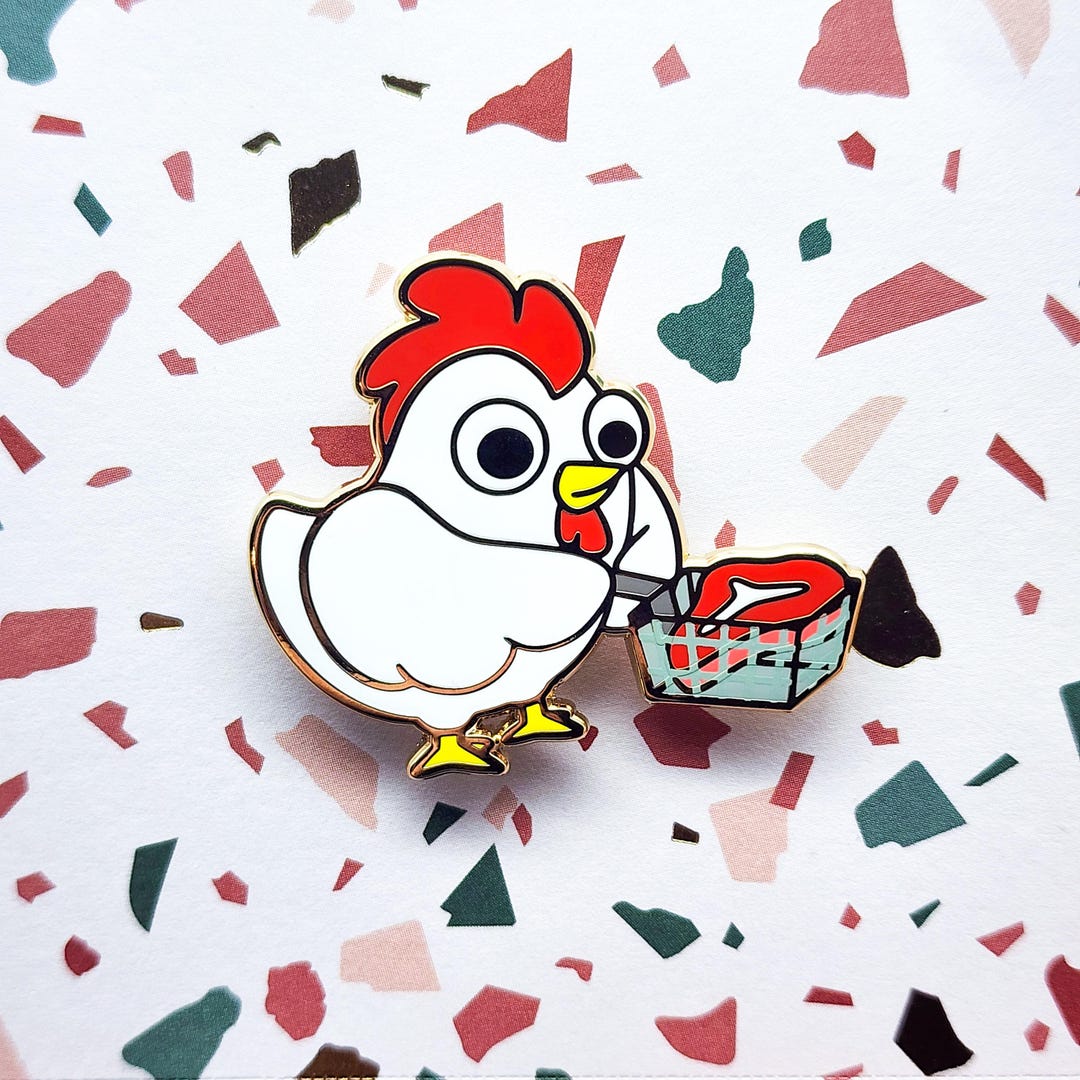 Chicken Fried Steak Enamel Pin - Etsy