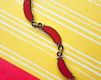 Sausages Enamel Pin