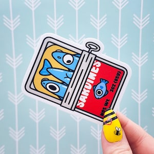 Simply Sardines Vinyl Sticker