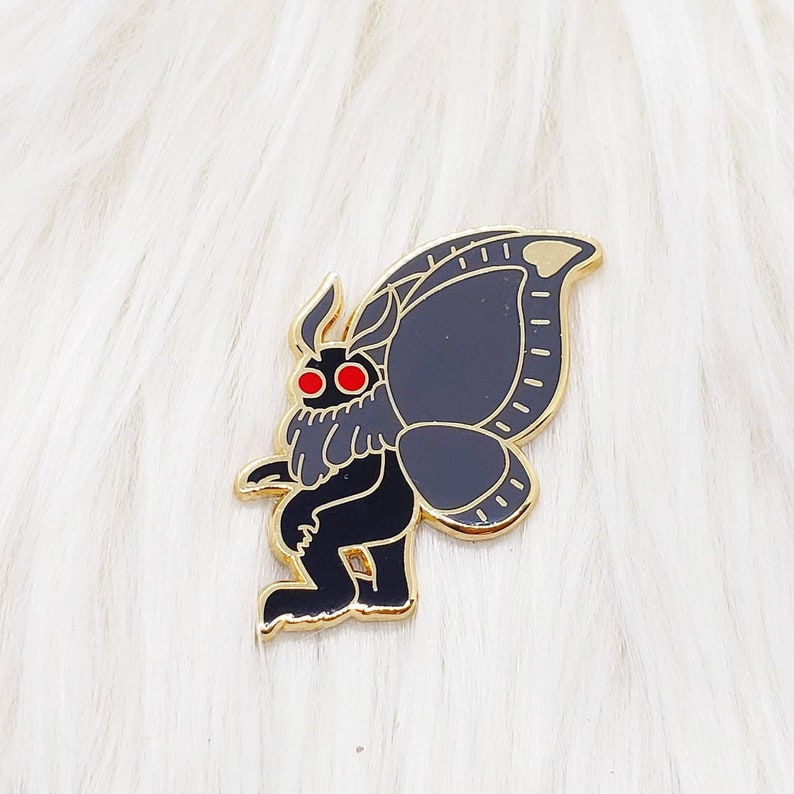 Cryptid Enamel Pins Kraken Nessie Mothman | Etsy