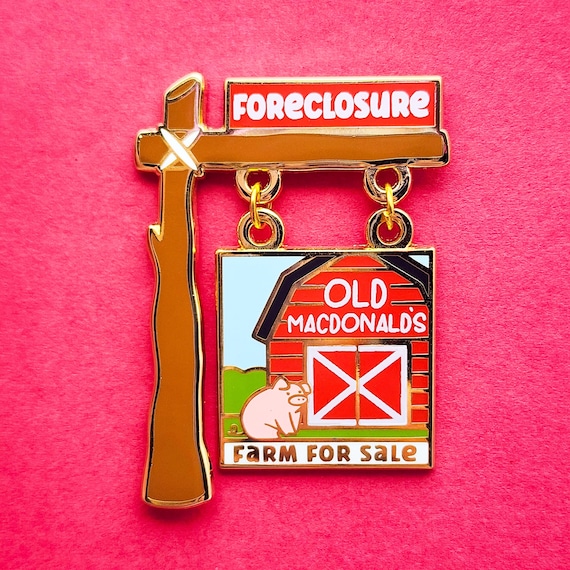 Old McDonalds Farm Enamel Pin
