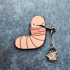 Death Worm Enamel Pin