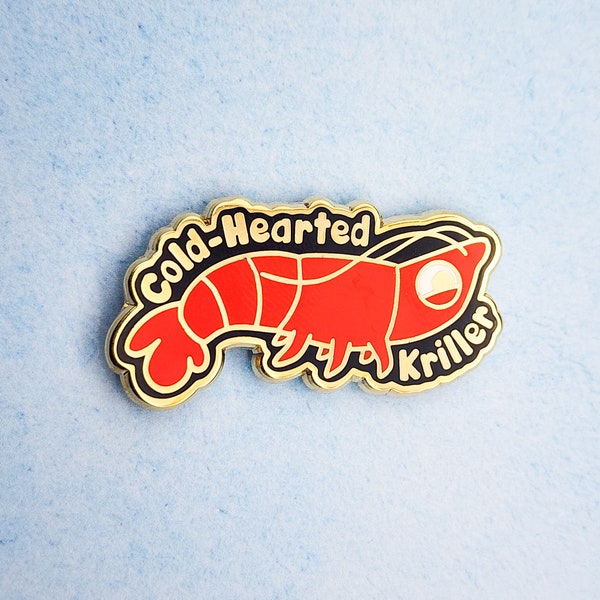 Krill Enamel Pin